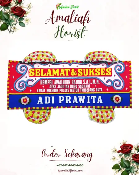 Papan Bunga Ucapan Selamat Cikaso
