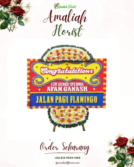 Sewa Papan Bunga Cikaso